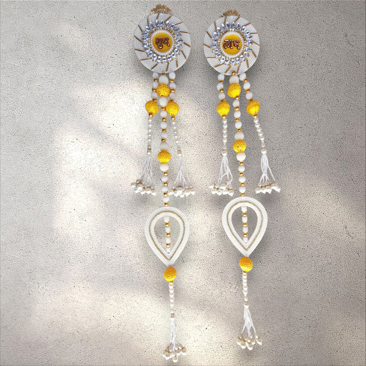 Pearl Shubh Labh Hanging pair