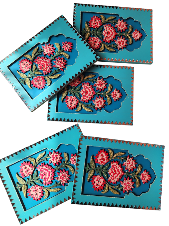 Rajwadi hand painted Jharokha wall decor