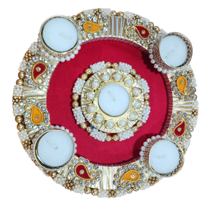 Panchdiya Rangoli Mat